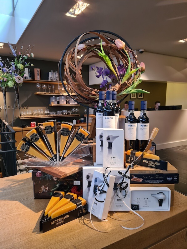 Professionele winkeldecoratie slijterij